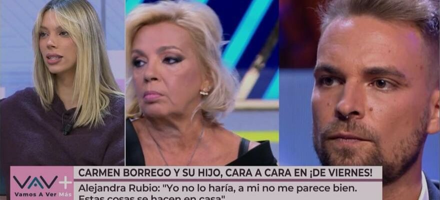 Lhypocrisie dAlejandra Rubio pour linterview conjointe de Carmen Borrego et