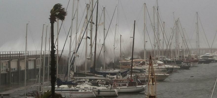 OURAGAN KIRK ESPAGNE LAEMET declenche lalarme en raison de