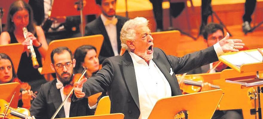 Placido Domingo revient chanter a Saragosse apres six ans dabsence