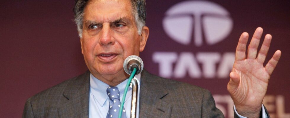 Ratan Tata ancien president du plus grand conglomerat daffaires indien