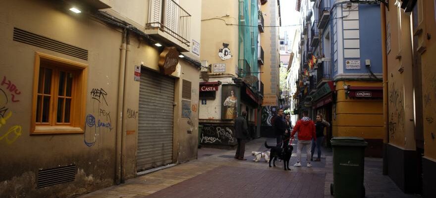 Un batiment a El Tubo de Zaragoza a ete evacue