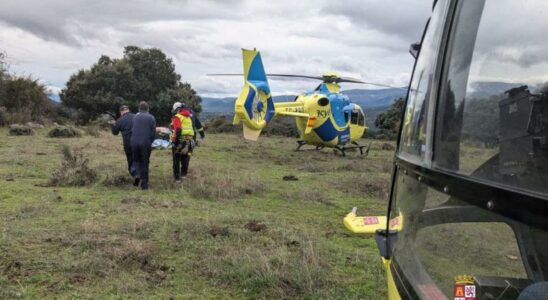 Un homme de 56 ans malade est evacue par helicoptere