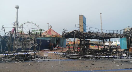 Un incendie ravage deux attractions du parc des expositions Valdespartera