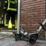 Un scooter electrique provoque un incendie dans une maison a