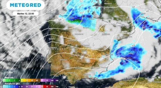 150 lm de pluie neige et 8oC de moins dans