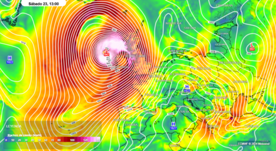 Aemet alerte lEspagne en cas de vents pouvant atteindre 150