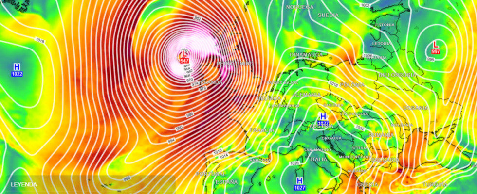 Aemet alerte lEspagne en cas de vents pouvant atteindre 150