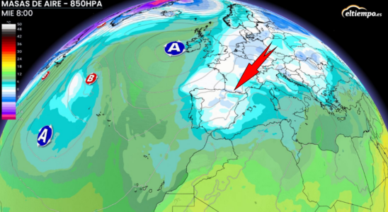 Aemet previent par DANA chutes de neige et 100 lm