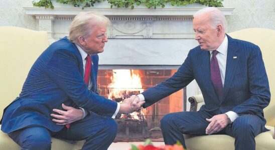 BUREAU OVALE DE TRUMP BIDEN Trump et Biden organisent