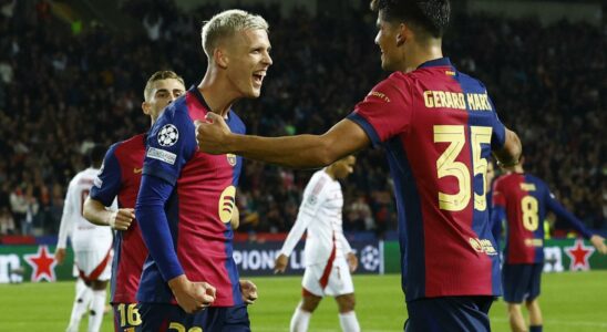 Barca 3 0 Brest Le Barca stoppe le