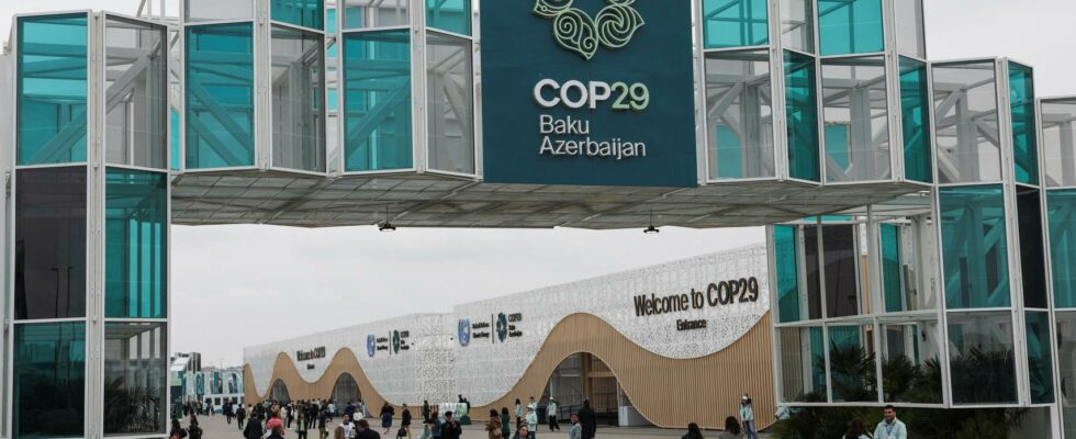 Cetait le premier jour de la COP29