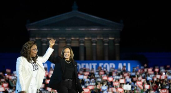 Kamala Harris cloture la campagne lors dune grande fete avec