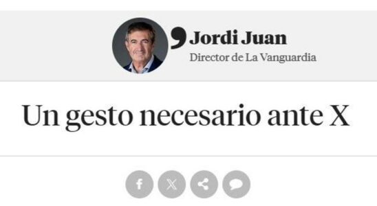 La Vanguardia quitte X Twitter en raison de son contenu