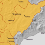 Lavertissement orange de pluie reste dans la region de Ronda