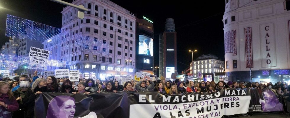 Le feminisme cloture le 25 N divise en deux marches et