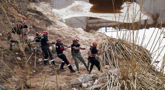 Le nombre de personnes disparues a Valence a cause de