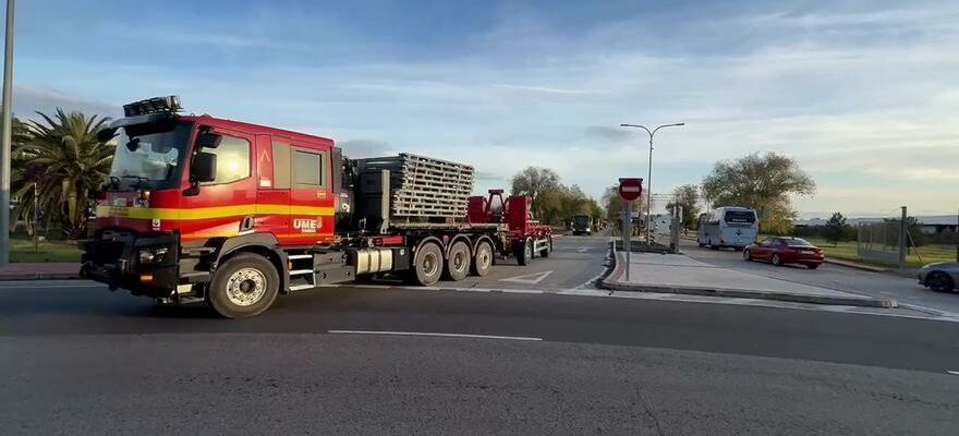 Les ponts provisoires de lUME se dirigent deja vers Cheste