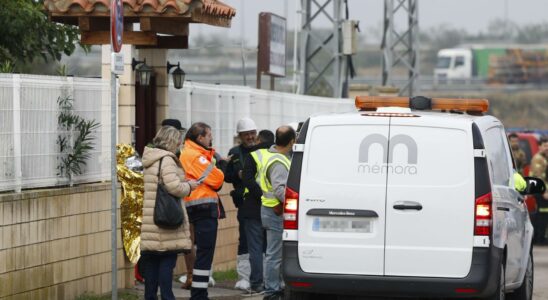 Lincendie dans une residence a Saragosse en images