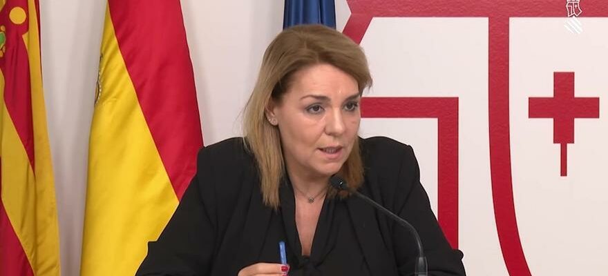 Susana Camarero prend la voix du gouvernement valencien au moment