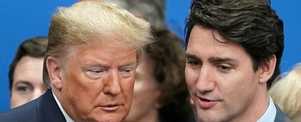 Trudeau rencontre Trump apres la menace dimposer un tarif de