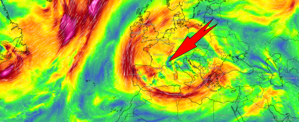 Aemet alerte pour 120 lm2 de pluie et jusqua 10oC