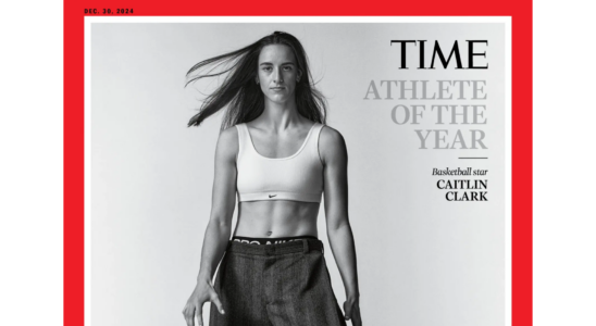 Caitlin Clark athlete de lannee par Time pour avoir