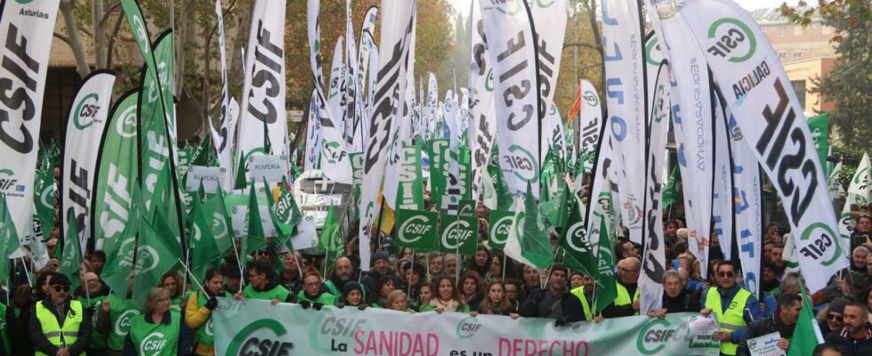 Des milliers de responsables a Madrid reclament la survie de