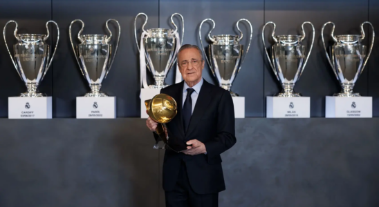 Florentino Perez laureat du Globe Soccer Award du meilleur president