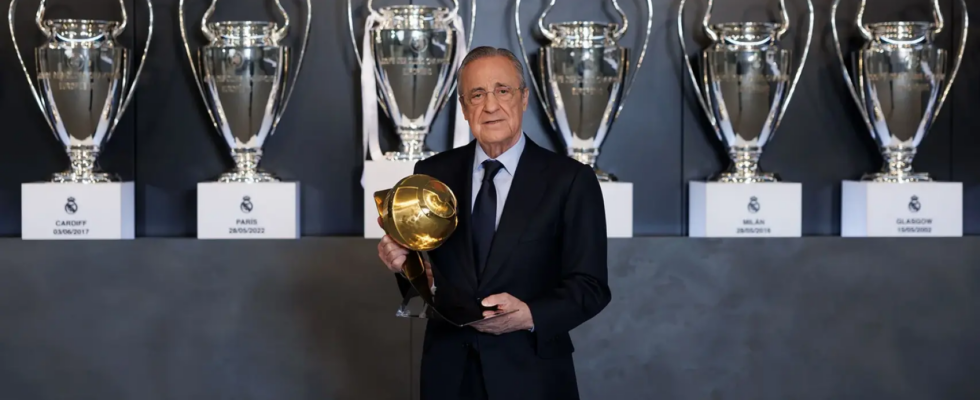 Florentino Perez laureat du Globe Soccer Award du meilleur president