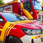 Ils evacuent un jeune homme de 22 ans touche par