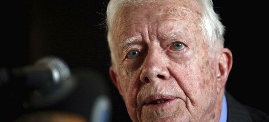 Jimmy Carter ancien president americain et prix Nobel de la