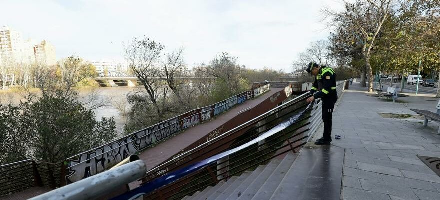 La crue de lEbre penetre en Aragon sans provoquer de