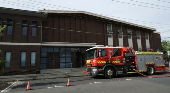 La police australienne enquete sur lincendie criminel dune synagogue a