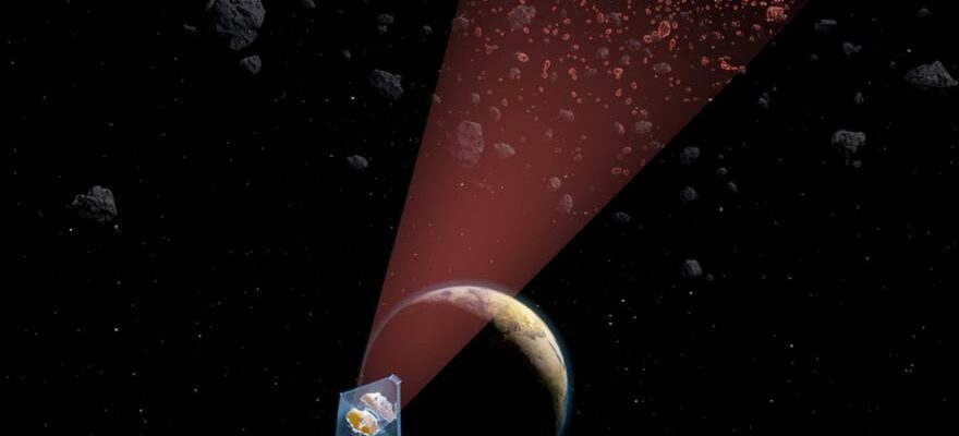 Le telescope Webb decouvre des asteroides caches entre Mars et