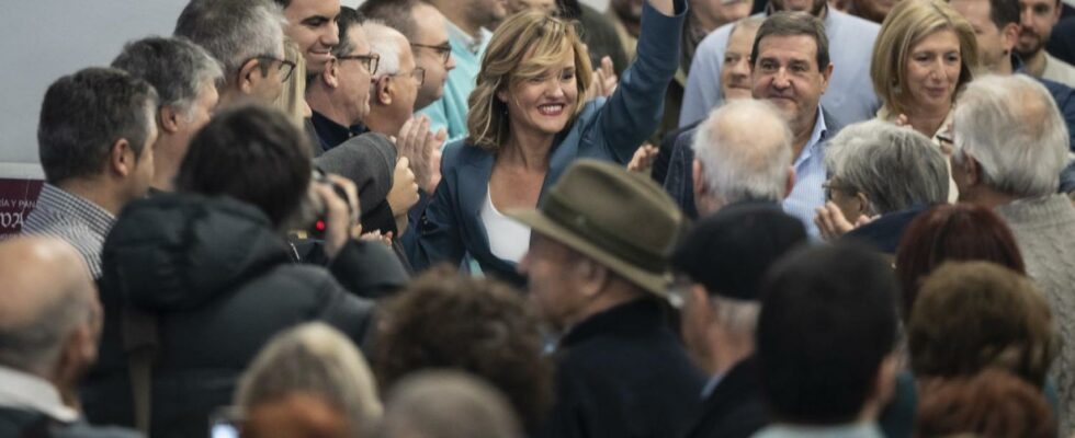 Pilar Alegria choisit la Plaza del Pilar pour son premier