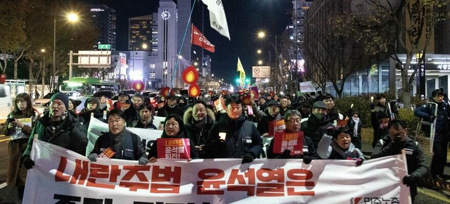 Seoul est un immense et bruyant terrain de protestation contre