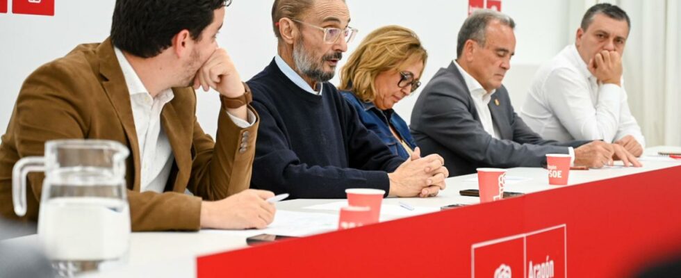 Tel est le calendrier du PSOE aragonais pour elire le