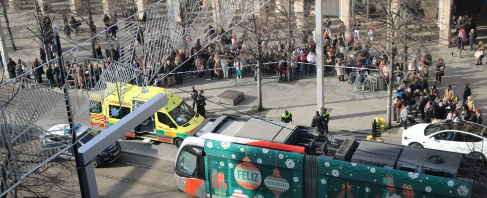 Un homme est blesse dans un nouvel accident de tramway