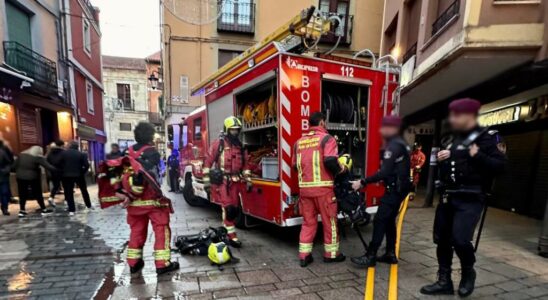 Alerte au centre de Leon apres lincendie dun restaurant repute