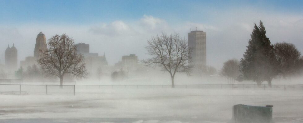 Cest Enzo la grande tempete de neige aux Etats Unis qui