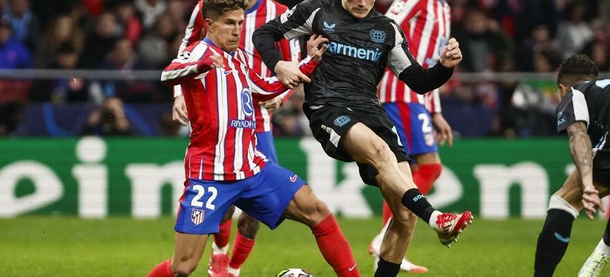 Champions Atletico de Madrid Bayer Leverkusen en images