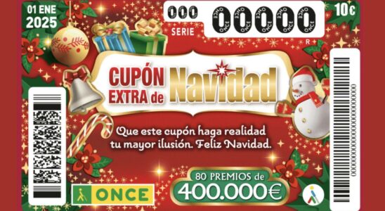 Coupon de Noel supplementaire UNE FOIS 2025 le 1er janvier