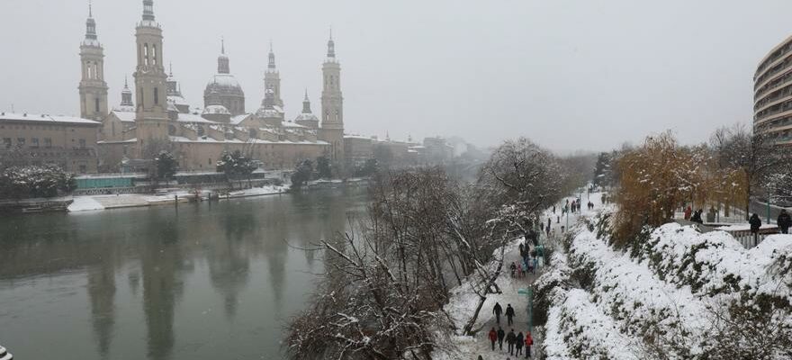 FILOMENA SARAGOSSE Quatre annees de chutes de neige historiques