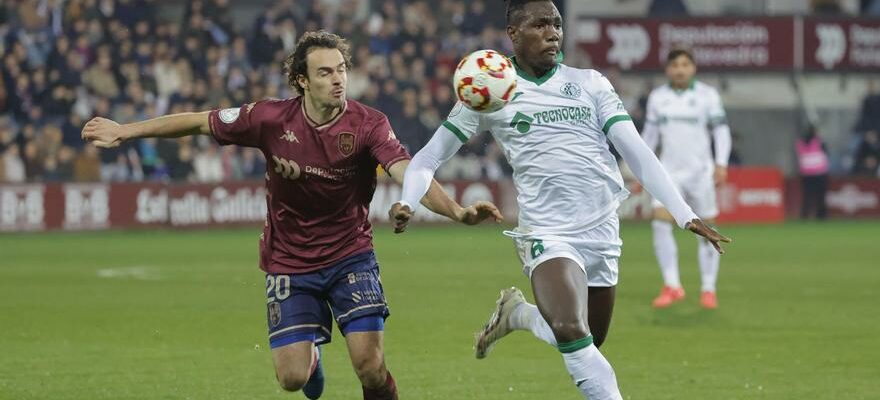 Getafe qui a termine avec neuf joueurs peine a eliminer