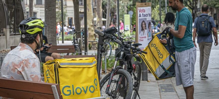 Glovo suppose quelle continuera a livrer des travailleurs independants au