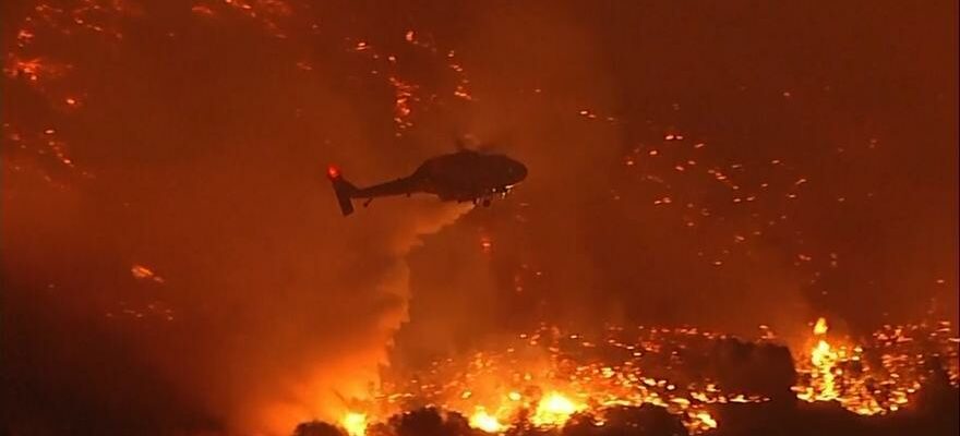 INCENDIE DE LOS ANGELES Des images aeriennes choquantes des