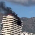 Ils ont eteint un incendie dans un hotel du Paseo