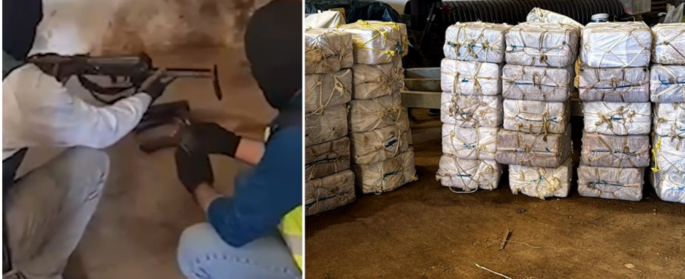 Ils saisissent 2 883 kilos de cocaine et darmes de