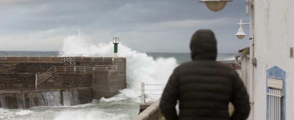 La Borrasca laisse des vents de plus de 160 km