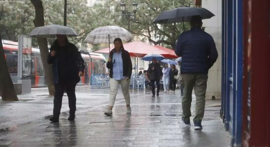 La tempete Herminia continue de frapper Aragon ce lundi